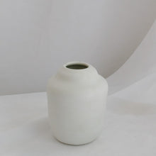 Matte white tri vase